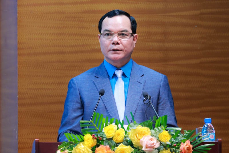 Chủ tịch Nguyễn Đình Khang khai mạc Diễn đàn. Ảnh: Hải Nguyễn