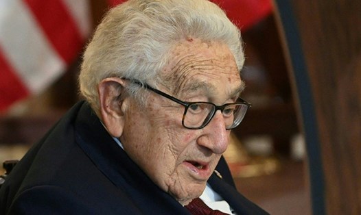 Cựu Ngoại trưởng Henry Kissinger trong một sự kiện ở Bộ Ngoại giao Mỹ ngày 1.12.2022. Ảnh: AFP
