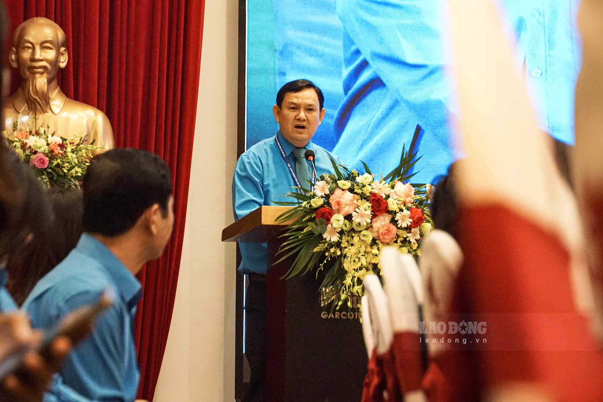 Ông Nguyễn Phúc Linh, Chủ tịch Liên đoàn Lao động tỉnh Bến Tre.