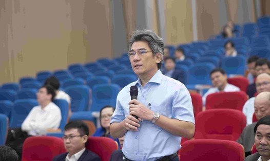 GS.TS Nguyễn Hải Nam, Hiệu trưởng Trường Đại học Dược Hà Nội. Ảnh: Ban tổ chức
