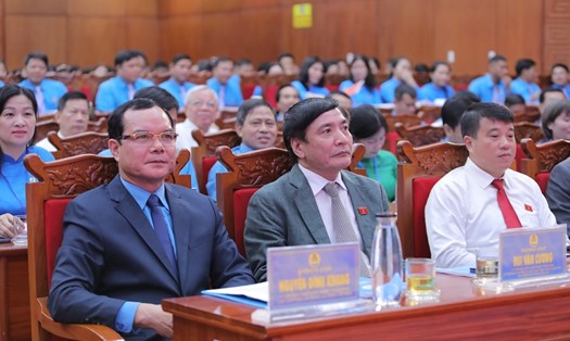Các đại biểu tham dự Đại hội Công đoàn tỉnh Đắk Lắk khóa mới. Ảnh: Tuấn Trung