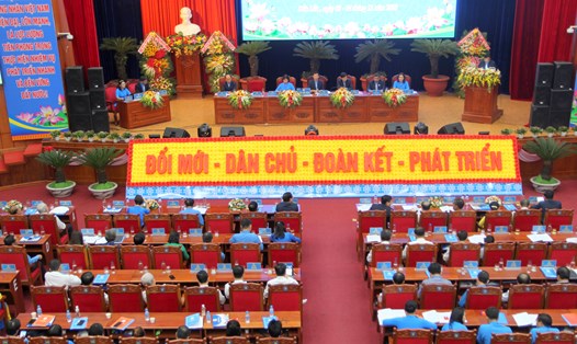 Thông tin tại Đại hội Công đoàn tỉnh Đắk Lắk cho biết, nhiệm kì qua các cấp Công đoàn trên địa bàn tỉnh đã kết nạp được 16.885 đoàn viên. Ảnh: Phan Tuấn