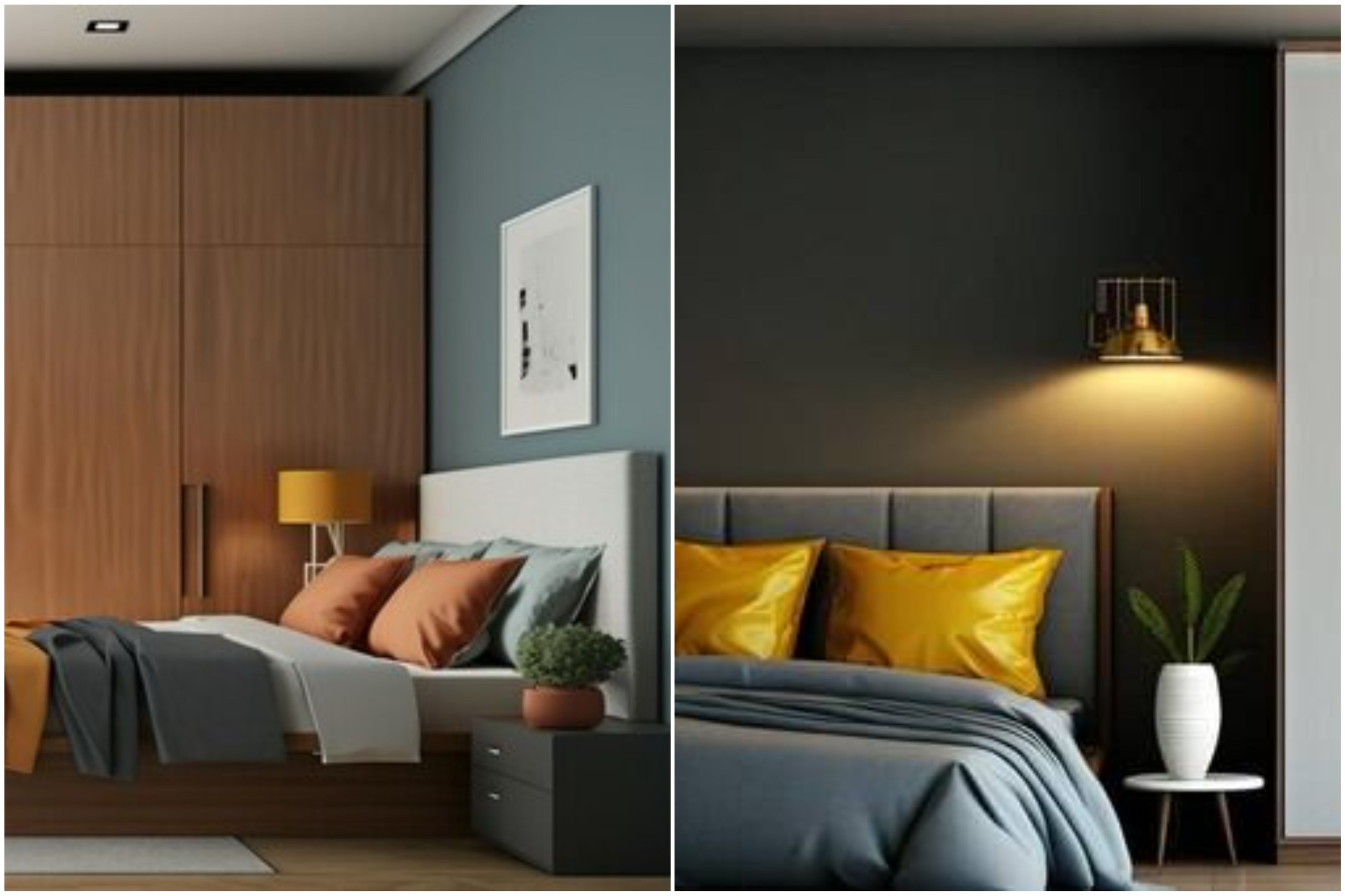 Cách sắp xếp phòng ngủ trông gọn gàng và sạch sẽ. Đồ họa: Thanh Thanh 