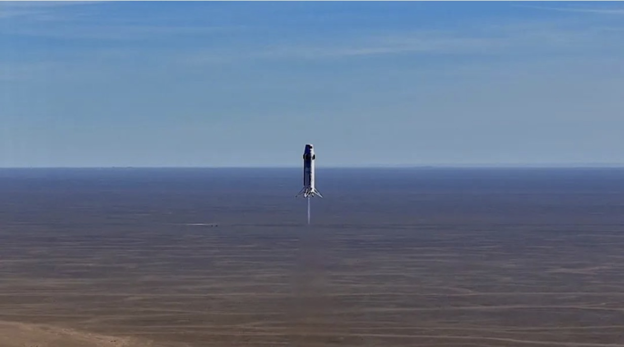 Tên lửa Hyperbolic-2 cất cánh tại Trung tâm phóng vệ tinh Tửu Tuyền, tây bắc Trung Quốc. Ảnh: iSpace