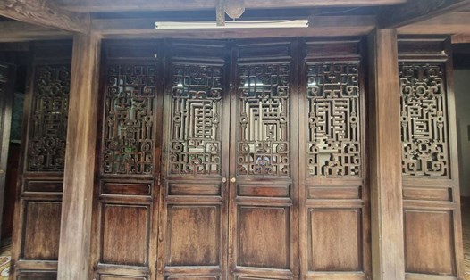 Ngôi nhà gần 200 năm tuổi, di tích quốc gia cổ kính ở Nam Định. Ảnh: Lương Hà