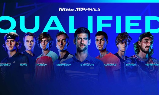 8 tay vợt sẽ tranh tài tại ATP Finals 2023. Ảnh: ATP