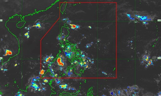 Áp thấp nằm ngoài khu vực giám sát của Philippines hồi 22h ngày 4.11.2023. Ảnh: PASAGA