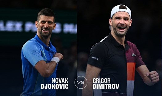 Novak Djokovic dẫn 11-1 trong những lần đối đầu Grigor Dimitrov, nhưng anh vẫn cần dè chừng tay vợt người Bulgaria. Ảnh: ATP