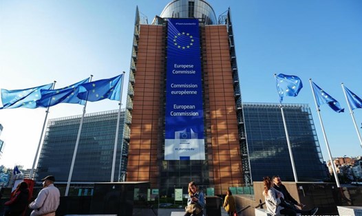 Tòa nhà Berlaymont, trụ sở Ủy ban châu Âu, tại Brussels, Bỉ. Ảnh: Xinhua