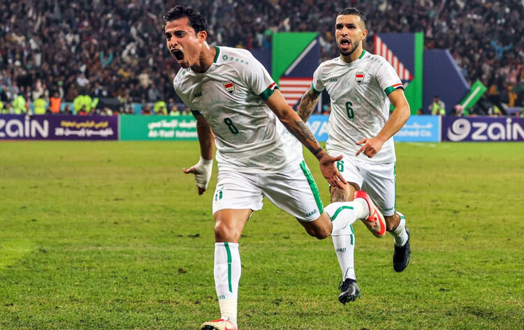 Tuyển Iraq thắng 5-1 trước tuyển Indonesia ở trận ra quân vòng loại World Cup 2026. Ảnh: VNN