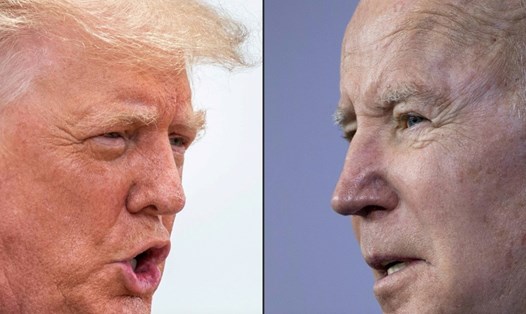 Ông Donald Trump và ông Joe Biden. Ảnh: AFP