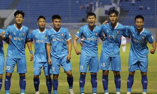 Câu lạc bộ Đà Nẵng dẫn đầu sau 4 vòng đấu tại giải hạng Nhất 2023-2024. Ảnh: VPF