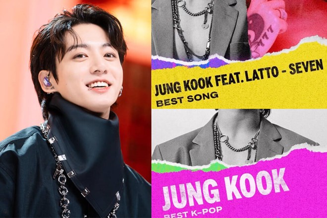 Jungkook (BTS) làm lên lịch sử với cú đúp ở giải thưởng MTV EMA 2023