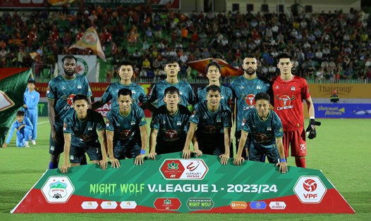 Hoàng Anh Gia Lai đứng áp chót bảng xếp hạng sau 3 vòng đấu tại V.League 2023-2024. Ảnh: VPF