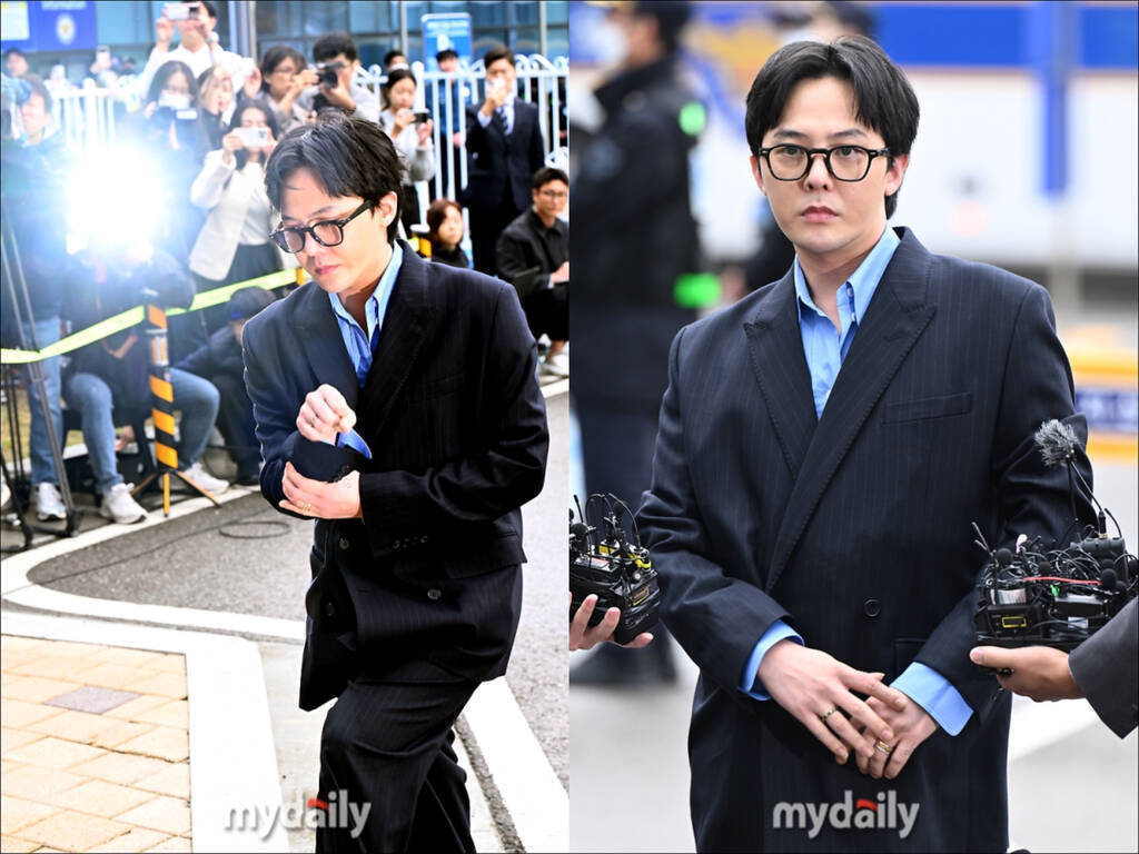 “Ông hoàng thời trang Kpop” mặc chỉn chu, lịch sự khi đến cơ quan cảnh sát. Ảnh: Naver