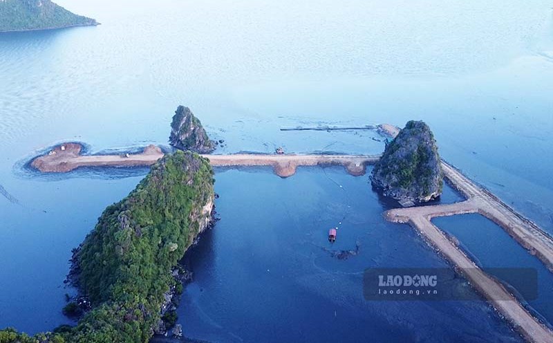 Dự án Khu đô thị tại khu 10B, phường Quang Hanh, TP.Cẩm Phả. Ảnh: Đoàn Hưng