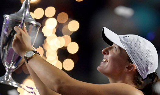 Iga Swiatek lần đầu tiên vô địch WTA Finals. Ảnh: WTA Finals