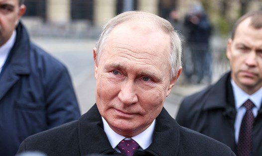 Tổng thống Nga Vladimir Putin trong một sự kiện ngày 4.11.2023. Ảnh: Kremlin/TASS