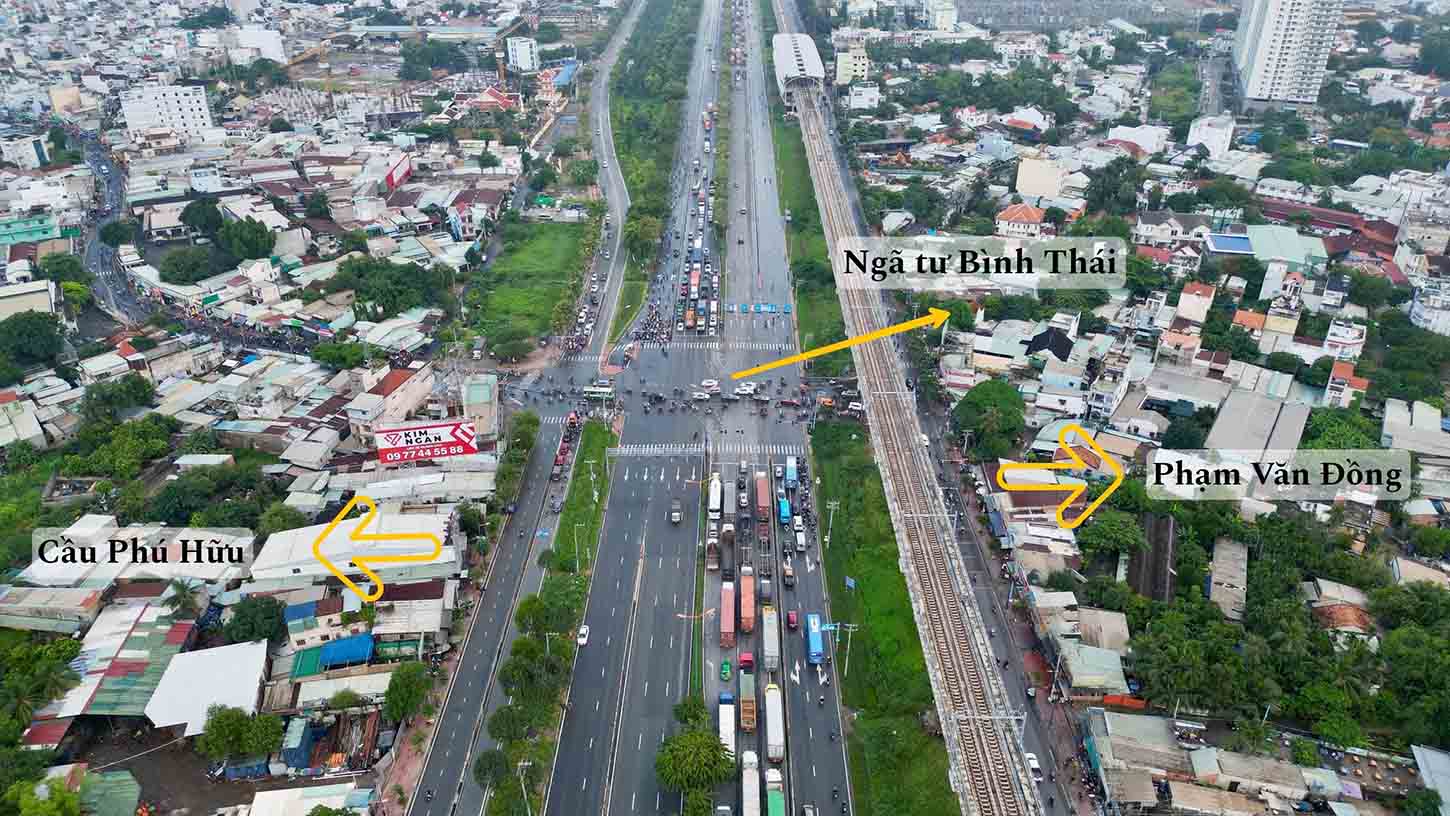 Đoạn vành đai 2 từ đường Võ Nguyên Giáp đến đường Phạm Văn Đồng sẽ nối với đoạn từ cầu Phú Hữu đến đường Võ Nguyên Giáp (đã được HĐND TP quyết định chủ trương đầu tư dự án xây dựng hồi tháng 9 vừa qua).