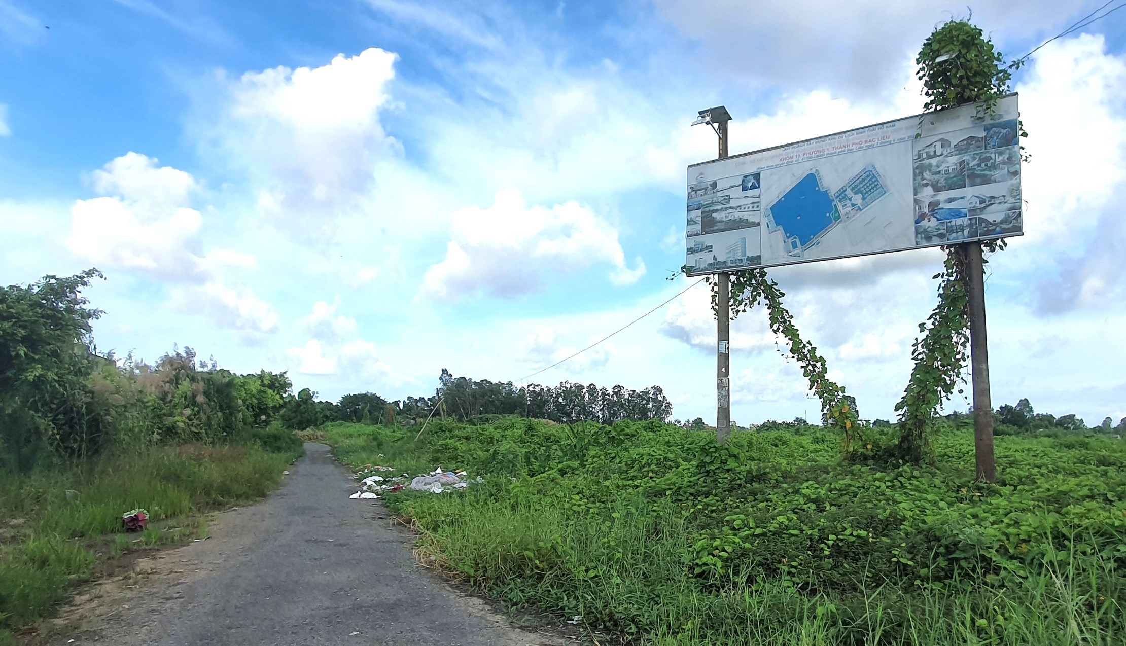 Một phần dự án Khu Địa ốc Bạc Liêu. Ảnh: Nhật Hồ