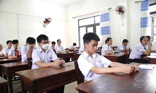 Tỉnh Quảng Nam dự kiến thay đổi hình thức xét tuyển sang thi tuyển vào lớp 10, từ năm học 2024 - 2025 nhằm tạo sự công bằng, thực học. Ảnh: Hoàng Bin