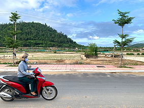 Khu vực triển khai Dự án Khu dân cư Đồng Rừng. Ảnh: Ngọc Viên