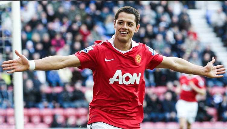 Javier “Chicharito” Hernandez gây ấn tượng ngay trong mùa giải đầu tiên khoác áo Man United. Ảnh: Premier League