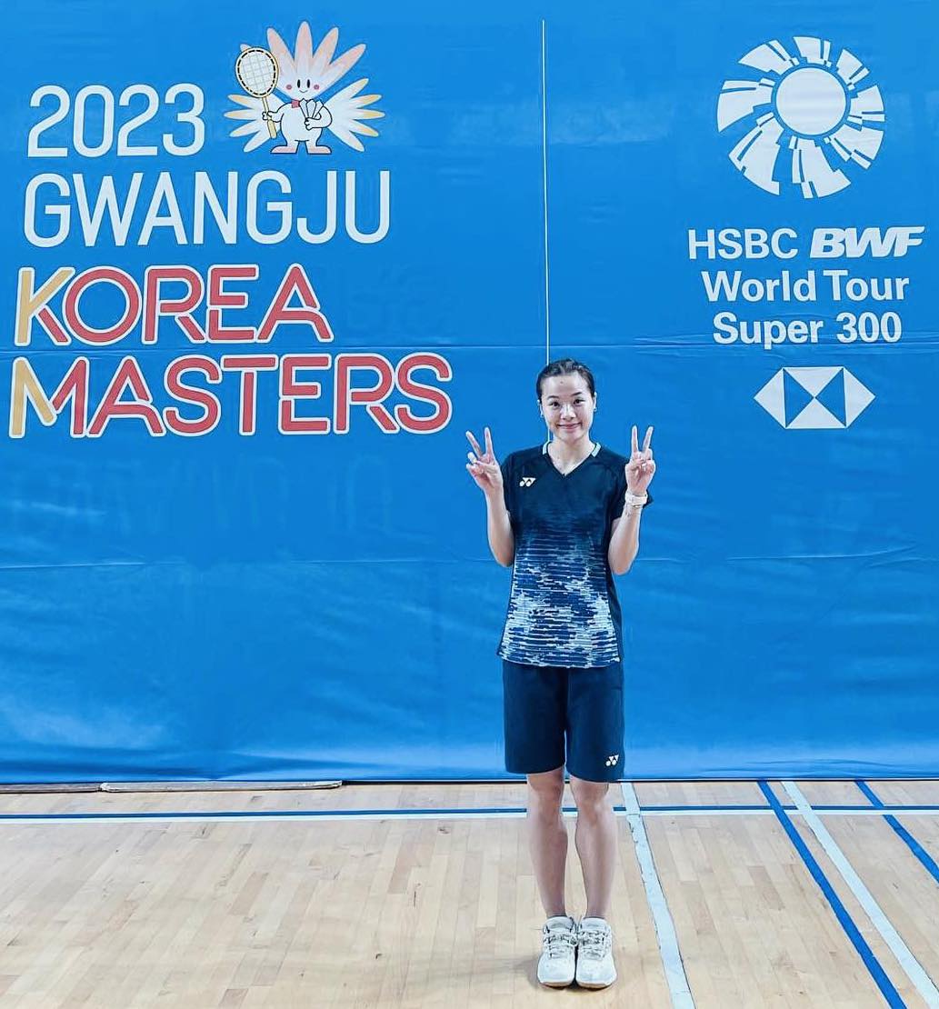 Tay vợt Nguyễn Thuỳ Linh. Ảnh: FBNV