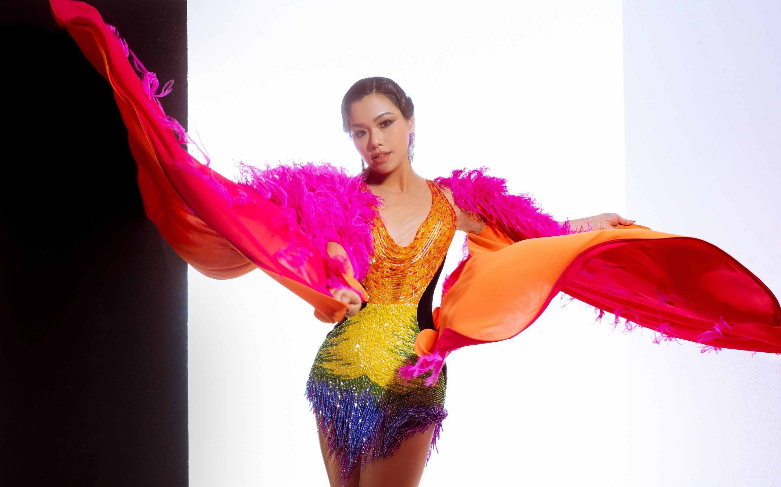 Phương Vy được đánh giá cao sau tiết mục solo. Ảnh: NVCC.