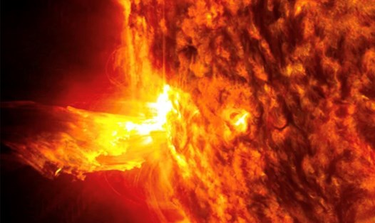Nghiên cứu mới chỉ ra rằng kích thước của Mặt trời có thể bé hơn so với những kết luận trước đây. Ảnh: NASA
