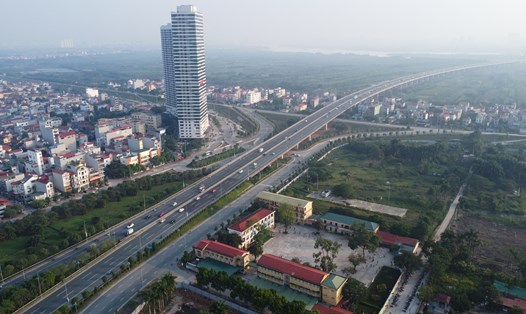 Vị trí khu vực sẽ được xây dựng toà nhà cao nhất Việt Nam (khu vực ngoài cùng bên phải). Ảnh: Vĩnh Hoàng