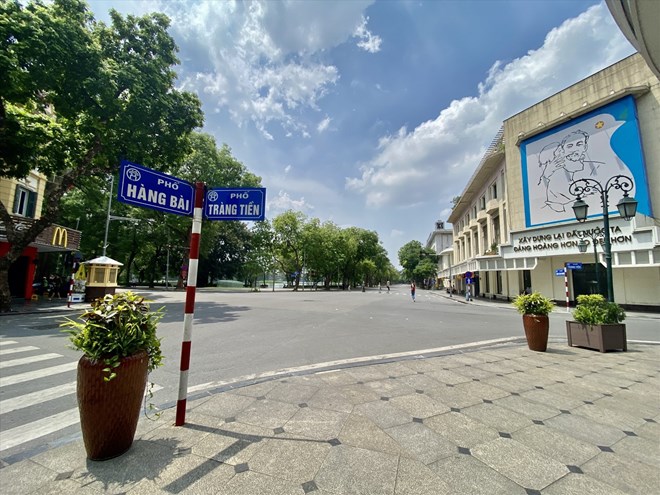 Khu vực quận Hoàn Kiếm, Hà Nội có nhiều tuyến phố được thiết kế đô thị riêng. Ảnh minh họa: Vĩnh Hoàng 