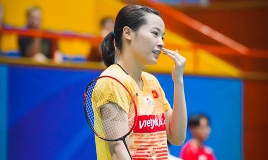 Tay vợt Nguyễn Thuỳ Linh. Ảnh: FBNV