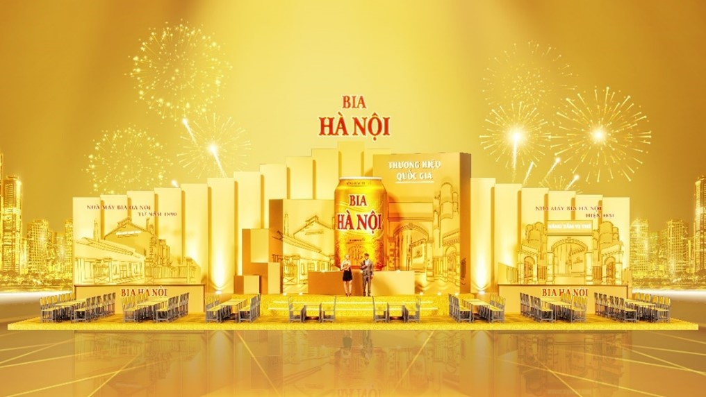 Quảng trường Bia Hà Nội với “Diện mạo mới – Nâng tầm vị thế”. Ảnh: Habeco 