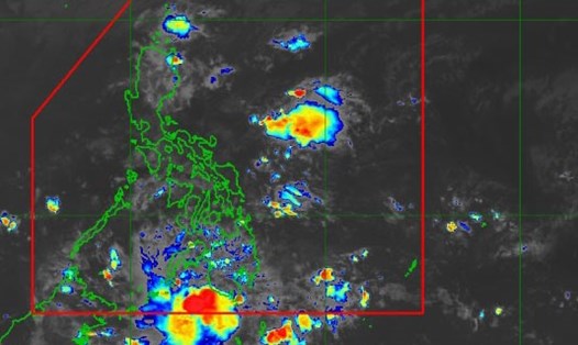 Ảnh vệ tinh hình thái thời tiết ở Philippines ngày 30.11.2023. Ảnh: PASAGA