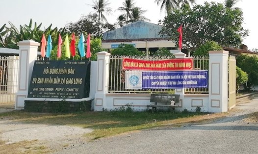 Trụ sở UBND xã Giao Long (huyện Châu Thành, tỉnh Bến Tre).