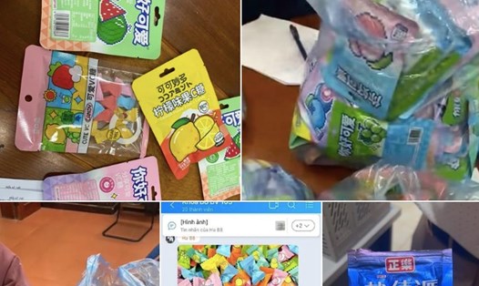 Hình ảnh thực phẩm nghi chứa chất ma túy lan truyền trên mạng xã hội ngày 30.11. Ảnh: Chụp màn hình