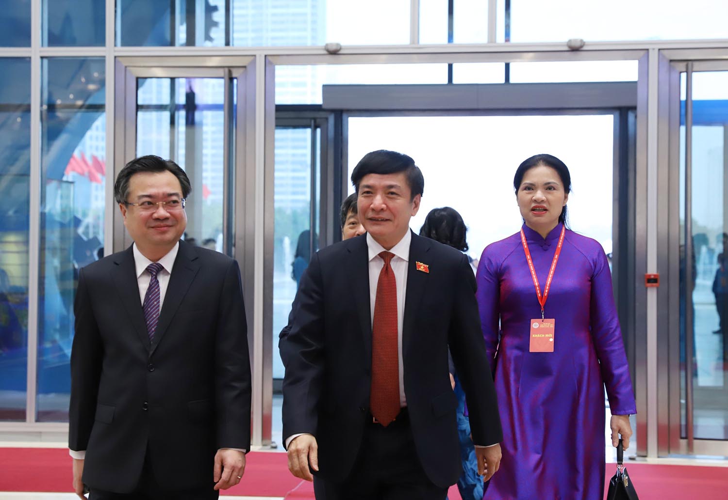 Tổng Thư ký Quốc hội, Chủ nhiệm Văn phòng Quốc hội Bùi Văn Cường đến dự đại hội. 