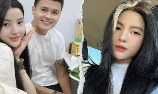 Quang Hải và bạn gái Chu Thanh Huyền. Ảnh: Instagram