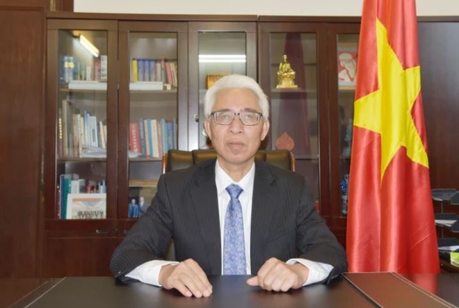 Đại sứ Việt Nam tại Trung Quốc Phạm Sao Mai. Ảnh: TTXVN