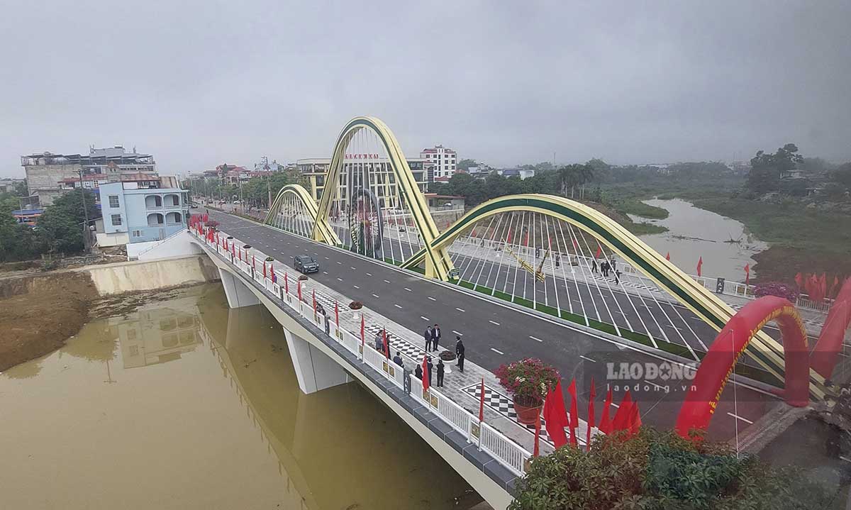Cầu Thanh Bình có quy mô dài 93m, chiều rộng cho xe chạy 20m và chiều rộng cho người đi bộ là 10m, dải phân cách giữa 2m, kết cấu dầm super-T dự ứng lực, mặt cầu bê tông nhựa dày 7cm.