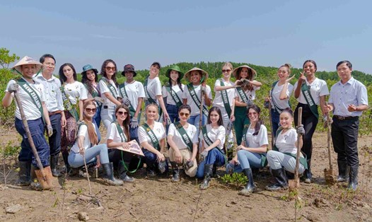 Miss Earth 2023 đẩy mạnh hoạt động bảo vệ môi trường. Ảnh: BTC