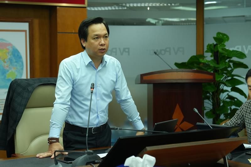 Phó Tổng giám đốc Phan Ngọc Hiền phát biểu kết luận Hội nghị. Ảnh PV Power