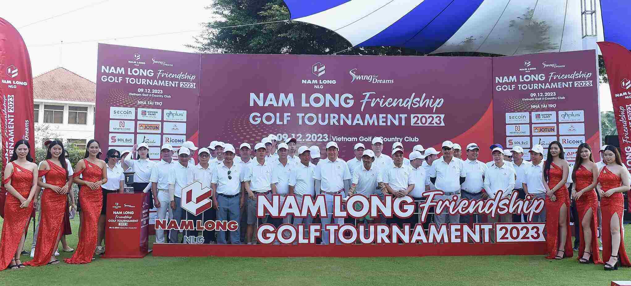 Giải golf “Nam Long Friendship Golf Tournament 2023” được tổ chức với sự tham dự của các mạnh thường quân cá nhân và đơn vị đồng hành. Ảnh: Nguồn Nam Long