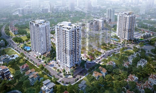 Tổ hợp căn hộ cao cấp BerRiver Jardin (390 đường Nguyễn Văn Cừ, Hà Nội) hưởng lợi từ vị trí vàng đắc địa cùng hệ thống giao thông hạ tầng hoàn thiện. Ảnh: Thu Thảo