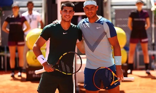 Rafael Nadal và Carlos Alcaraz đã 3 lần gặp nhau nhưng đều ở các giải Masters 1000. Ảnh: Forbes