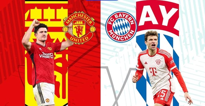 Link xem trực tiếp Man United vs Bayern Munich tại Champions League