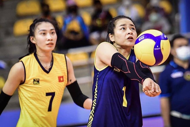 Cầu thủ bóng chuyền nữ Việt Nam kém lợi thế về chiều cao ở giải thế giới