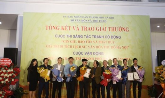 Cuộc thi trao giải thưởng cho các tác giả xuất sắc nhất vào sáng ngày 12.12 tại Hà Nội. Ảnh: BTC