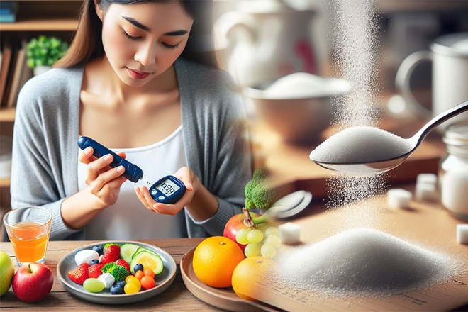 Lượng đường được tiêu thụ mỗi ngày đối với người mắc bệnh tiểu đường